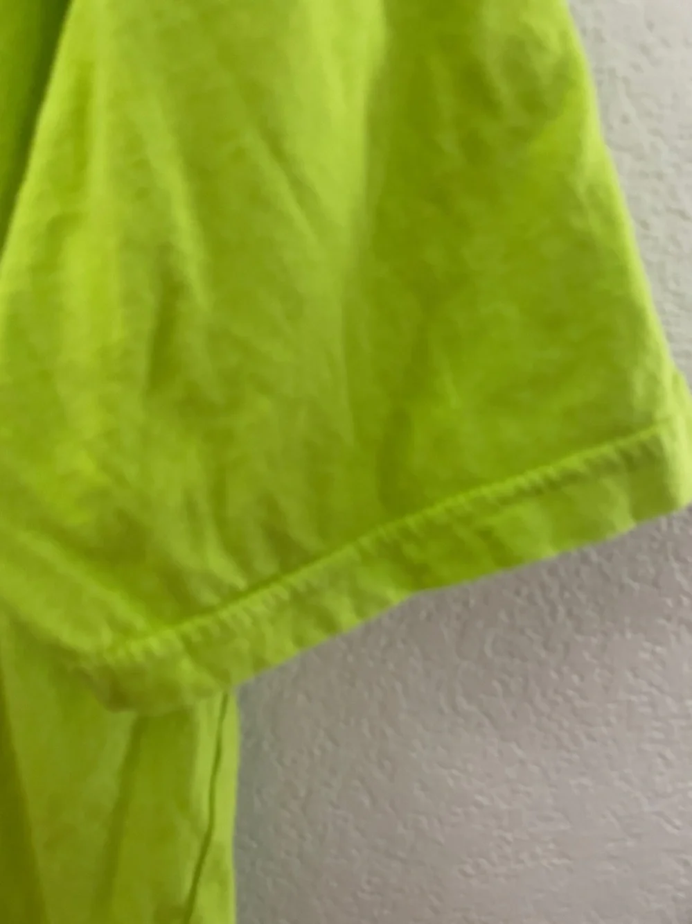 NATURAL LIFE Lime GreenTee White Daisy 100% cotton XL - Picture 4 of 5